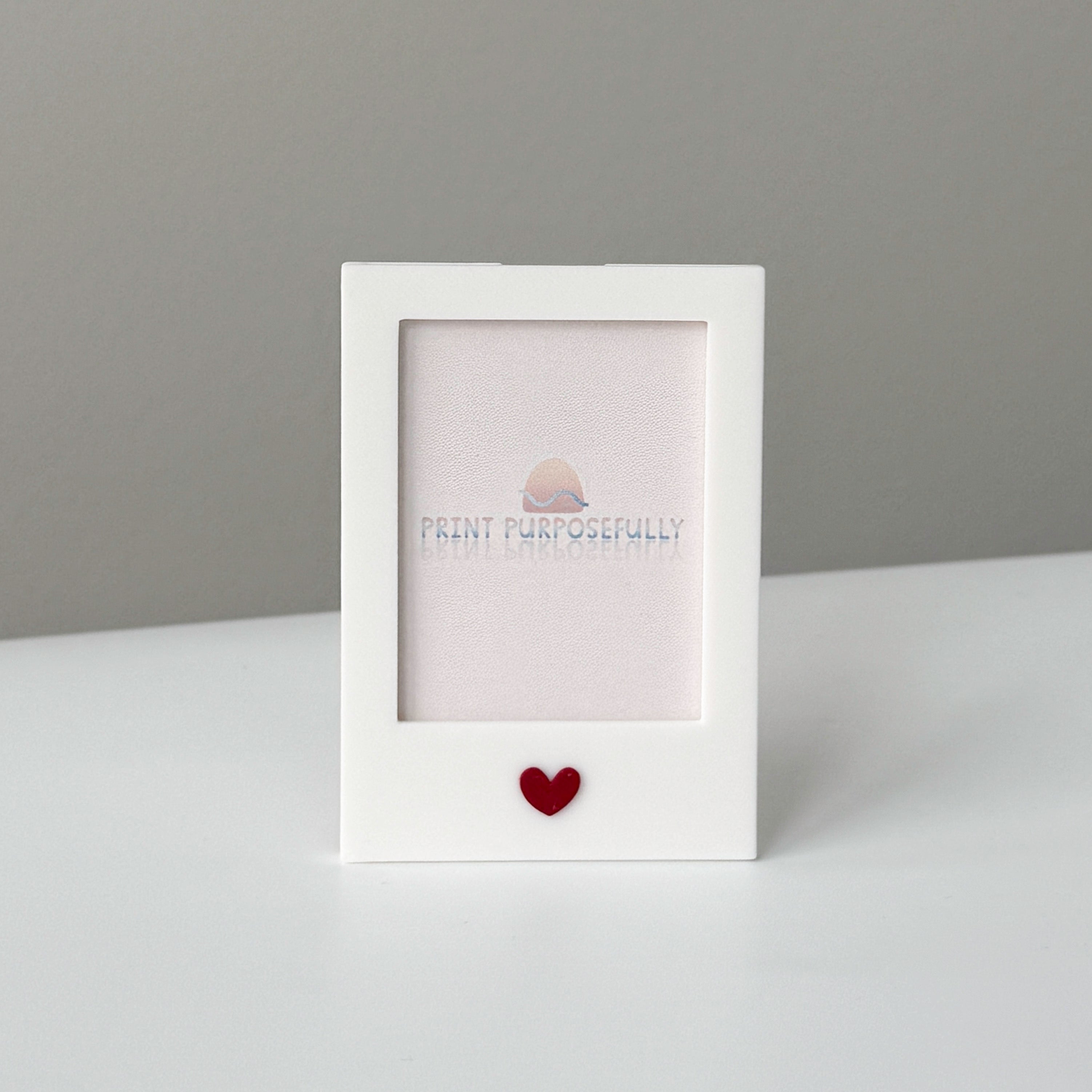 Simple Love Photo Frame Magnet