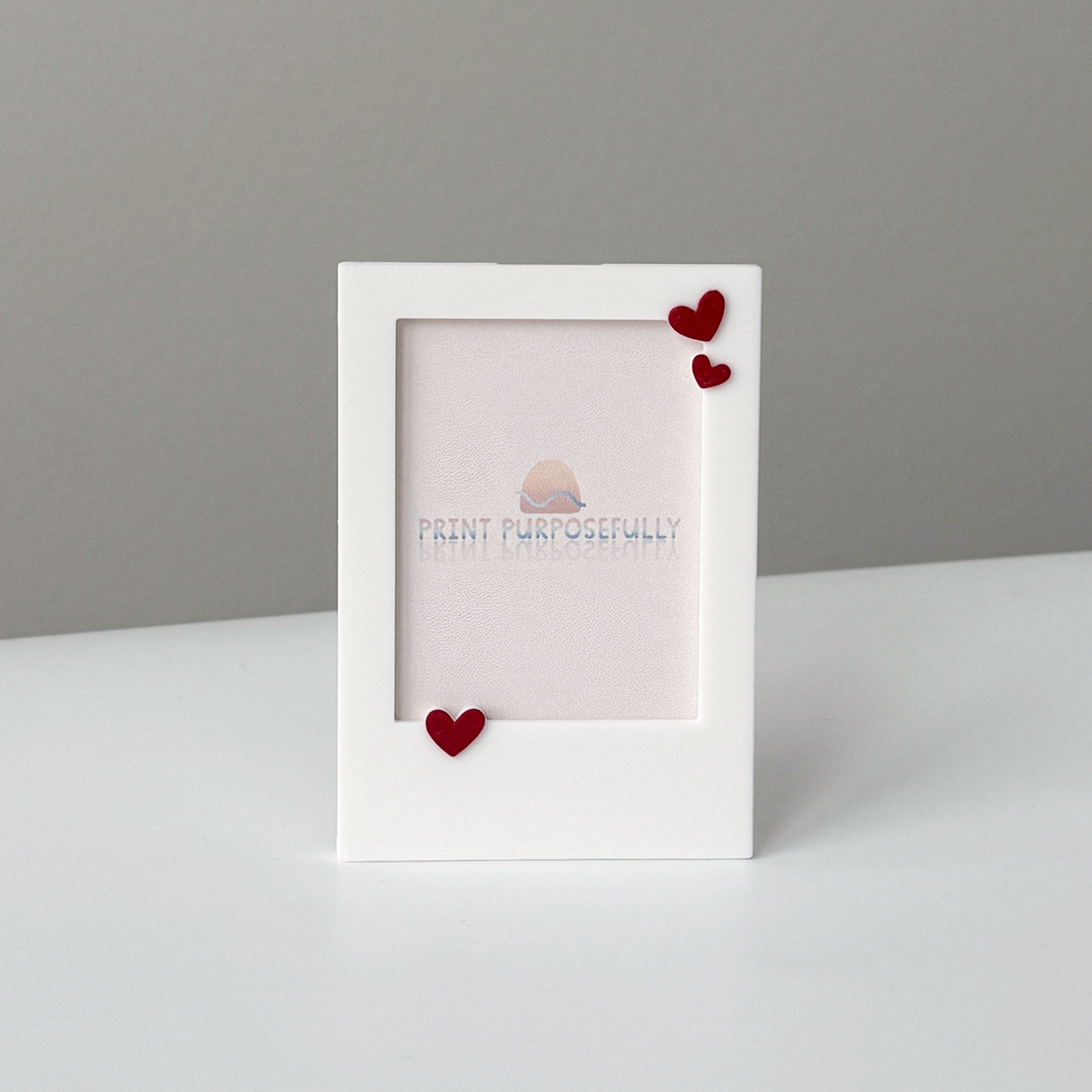 Simple Love Photo Frame Magnet