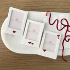 Simple Love Photo Frame Magnet Set