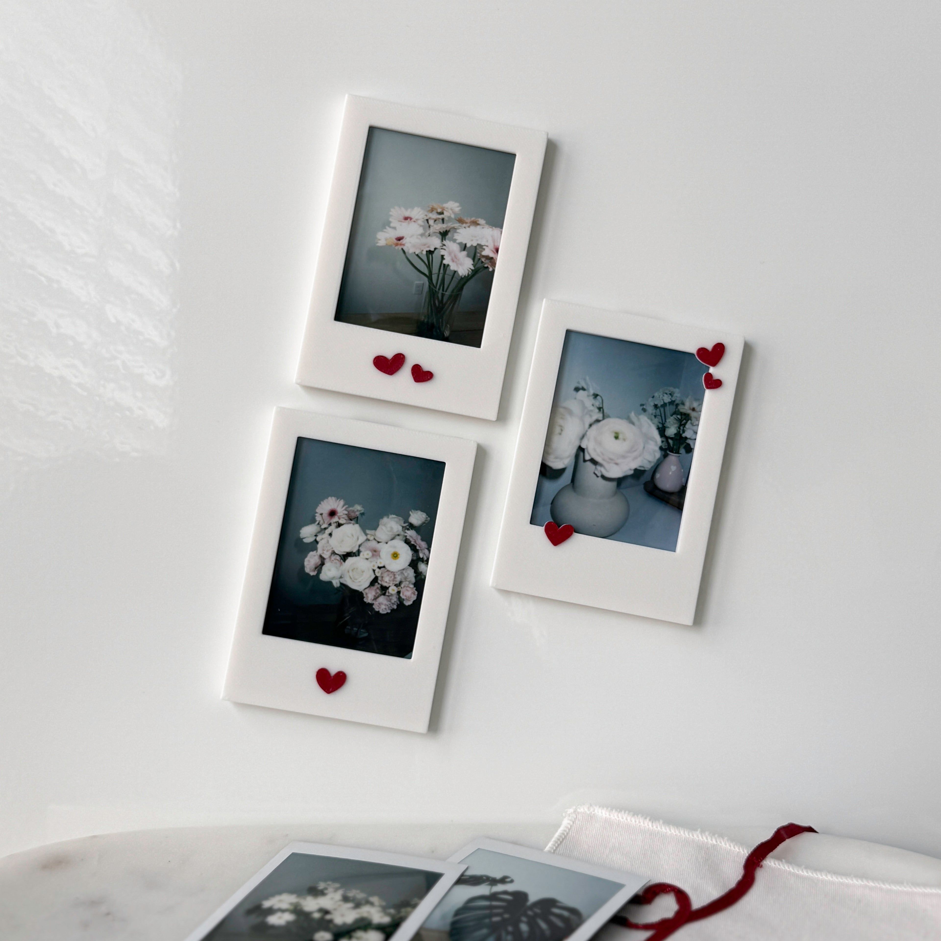 Simple Love Photo Frame Magnet Set