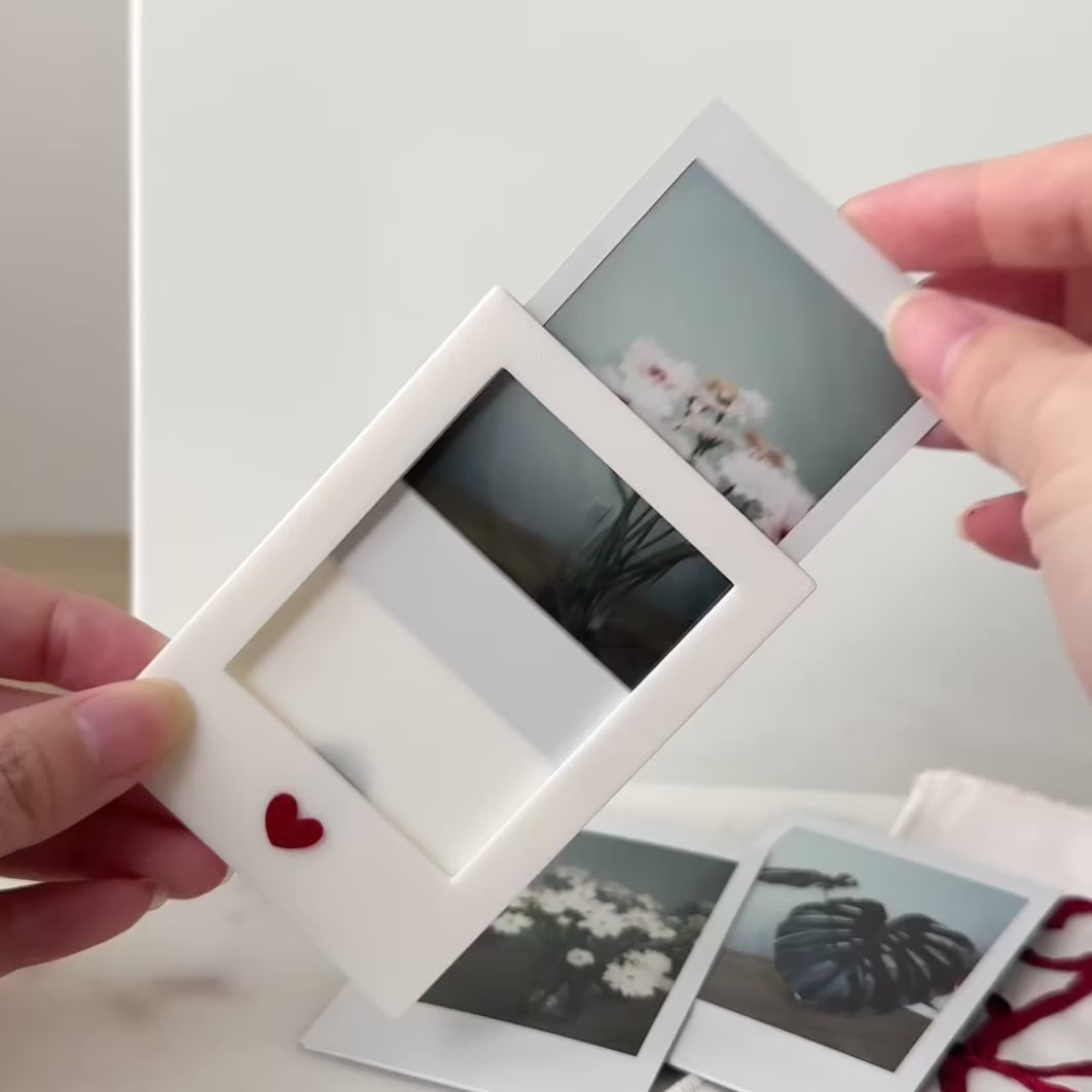 Simple Love Photo Frame Magnet